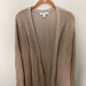 wheat light knit cardigan